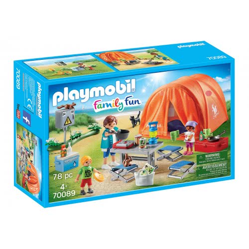 Playmobil Οικογενειακή Σκηνή Camping 70089 4008789700896