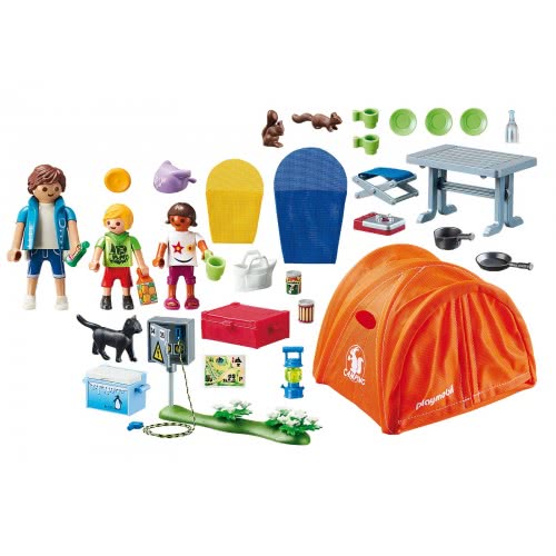 Playmobil Οικογενειακή Σκηνή Camping 70089 4008789700896