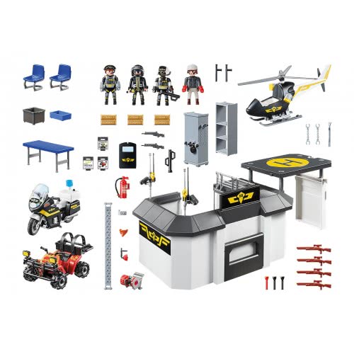 Playmobil Take Along Tactical Unit Headquarters 70338 4008789703385
