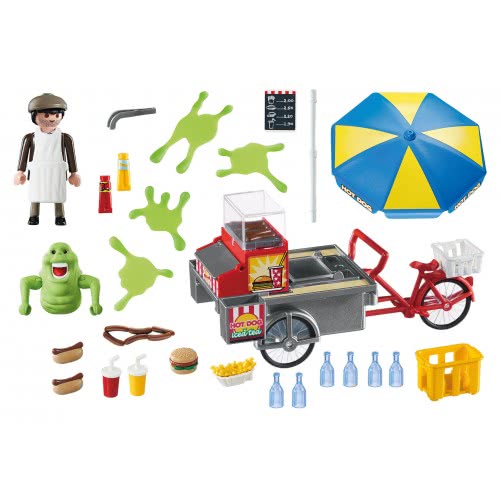 Playmobil Slimer With Hot Dog Stand 9222 4008789092229