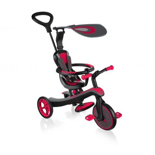 Globber Explorer Trike 4 In 1 Red 632-102 4895224400783