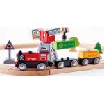 Hape Ξύλινο Τρενάκι Σιδηρόδρομος Φορτωεκφόρτωσης Εμπορευμάτων E3731A 6943478021822