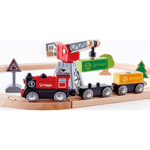 Hape Railway Cargo Delivery Loop E3731A 6943478021822