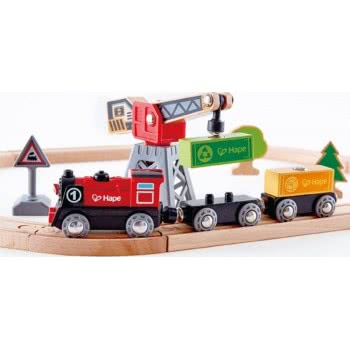 Hape Railway Cargo Delivery Loop E3731A 6943478021822