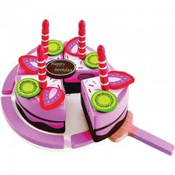 Hape Playfully Delicious Διώροφη Ξύλινη Τούρτα Γενεθλίων E3140A 6943478012875