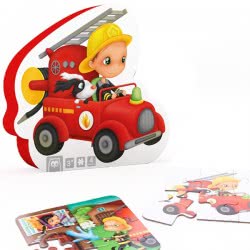Eurekakids Puzzle 4 In 1 Fireman 68215052843 8435404808266