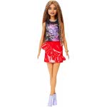 Mattel Barbie Fashionistas Doll With Long Braided Hair Girl Power T-Shirt Red Pleather Skirt FBR37 / FXL56 887961694628