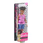 Mattel Barbie Fashionistas Doll With Short Curly Brunette Hair Shorts And Accessories FBR37 / GHP98 887961799569
