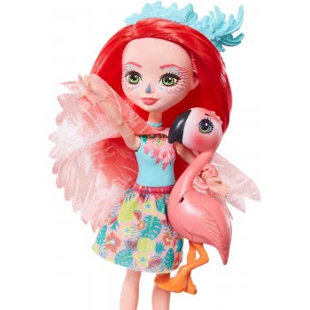 Mattel Enchantimals Fanci Flamingo Doll (6-In) And Swash Animal Friend Figure FNH22 / GFN42 887961766479