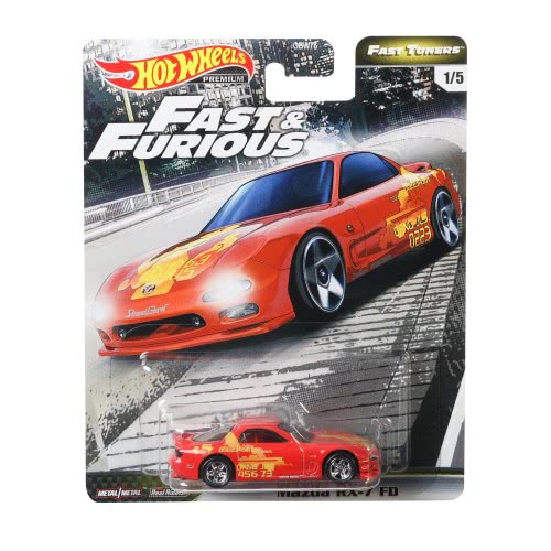 Mattel Fast And Furious Hot Wheels Mazda Rx-7 FD Όχημα GBW75 / GJR65 887961816693