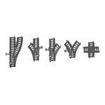 Mattel Thomas And Friends Trackmaster Switches And Turnouts Track Pack DFM55 / DFM58 887961175394