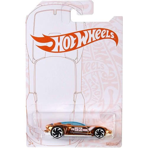 Mattel Hot Wheels Pearl And Chrome Gazella GT Die-Cast Car GJW48 / GJW55 887961819335