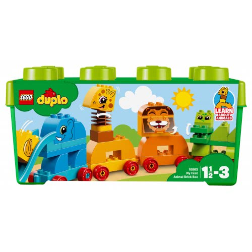 LEGO Duplo Το Πρώτο Μου Κουτί Με Τουβλάκια Ζωάκια 10863 5702016111385