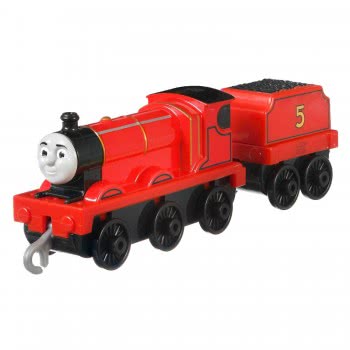 Mattel Thomas And Friends Trackmaster Push Along Die-Cast Metal James Train Engine GCK94 / FXX21 887961702521