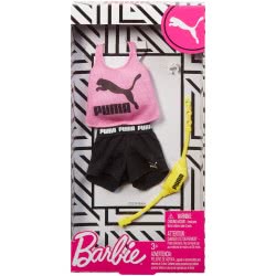 Mattel Barbie Clothes Puma Branded Outfit For Barbie Doll With 2 Accessories FYW81 / GHX79 887961805703