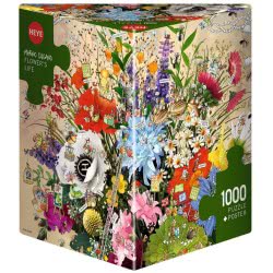 HEYE Puzzle 1000 Degano: Flower Life In A Triangle Box 29787 4001689297879