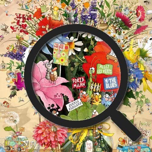 HEYE Puzzle 1000 Degano: Flower Life In A Triangle Box 29787 4001689297879
