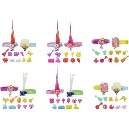 Hasbro Trolls Tiny Dancers Charm Bracelet Set E8421 5010993653843