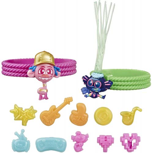Hasbro Trolls Tiny Dancers Charm Bracelet Set E8421 5010993653843