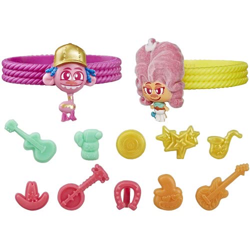 Hasbro Trolls Tiny Dancers Charm Bracelet Set E8421 5010993653843