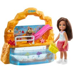 Mattel Barbie Club Κούκλα Chelsea Και Ενυδρείο FDB32 / GHV75 887961803433