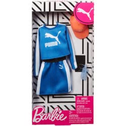 Mattel Barbie Clothes: Puma Branded Blue Outfit For Barbie Doll With 2 Accessories FYW81 / GHX82 887961805550