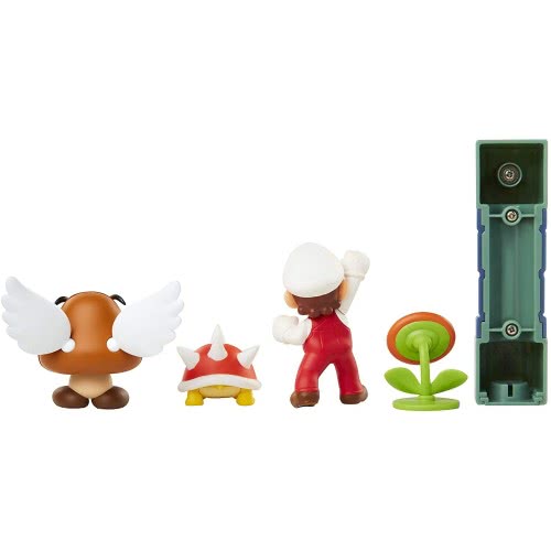 JAKKS PACIFIC Σετ Διόραμα Με 5 Φιγούρες Super Mario Lava Castle (Super Mario) 400154 192995400153
