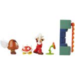 JAKKS PACIFIC Σετ Διόραμα Με 5 Φιγούρες Super Mario Lava Castle (Super Mario) 400154 192995400153