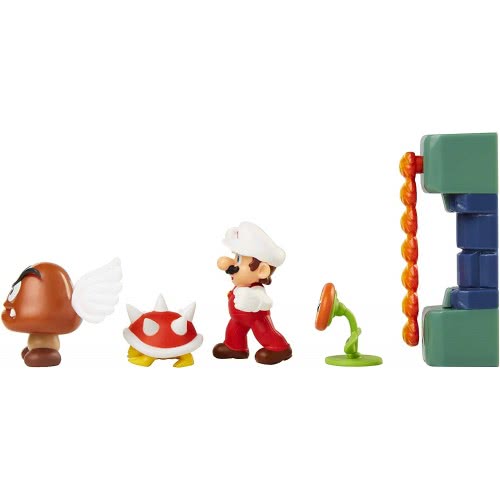 JAKKS PACIFIC Σετ Διόραμα Με 5 Φιγούρες Super Mario Lava Castle (Super Mario) 400154 192995400153