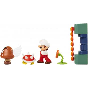 JAKKS PACIFIC Super Mario Nitendo Lava Castle Figure Diorama Play Set 400154 192995400153