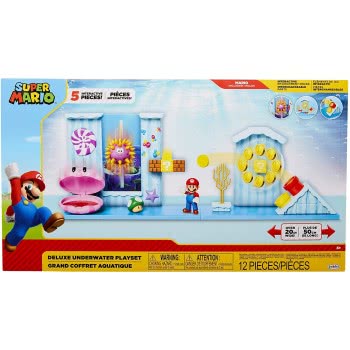 JAKKS PACIFIC World Of Nintendo Super Mario Deluxe Playset Underwater 400254 192995400252