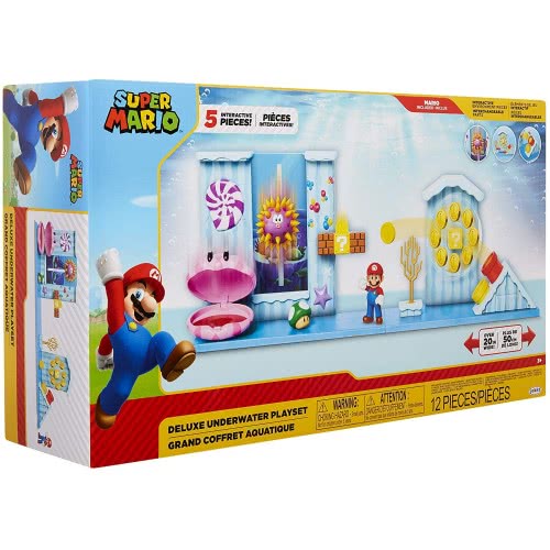 JAKKS PACIFIC World Of Nintendo Super Mario Deluxe Playset Underwater 400254 192995400252