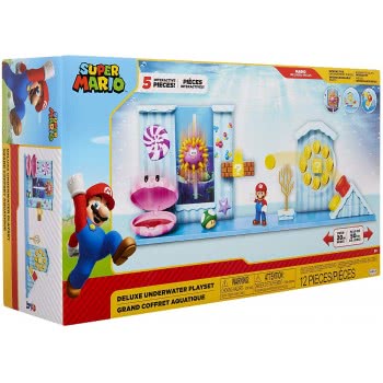 JAKKS PACIFIC World Of Nintendo Super Mario Deluxe Playset Underwater 400254 192995400252