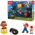 JAKKS PACIFIC Super Mario Nitendo Acorn Plains Figure Multipack Diorama Set 64510 039897645100