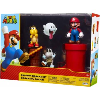 JAKKS PACIFIC Σετ Διόραμα Με 5 Φιγούρες Super Mario Dungeon (Super Mario) 85989 039897859897