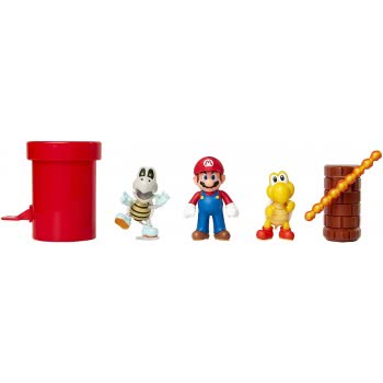 JAKKS PACIFIC Σετ Διόραμα Με 5 Φιγούρες Super Mario Dungeon (Super Mario) 85989 039897859897