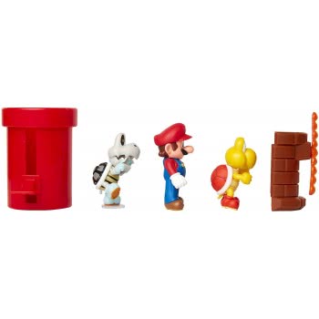 JAKKS PACIFIC Super Mario Nitendo Dungeon Figure Multipack Diorama Set With Accessories 85989 039897859897
