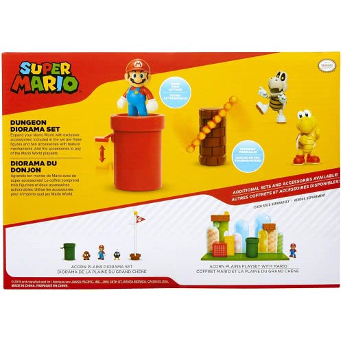 JAKKS PACIFIC Σετ Διόραμα Με 5 Φιγούρες Super Mario Dungeon (Super Mario) 85989 039897859897