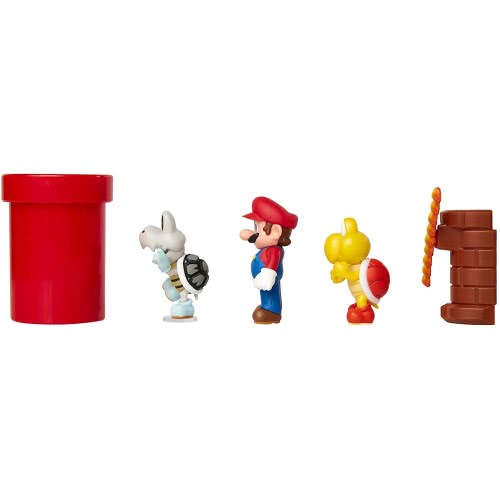 JAKKS PACIFIC Super Mario Nitendo Dungeon Figure Multipack Diorama Set With Accessories 85989 039897859897