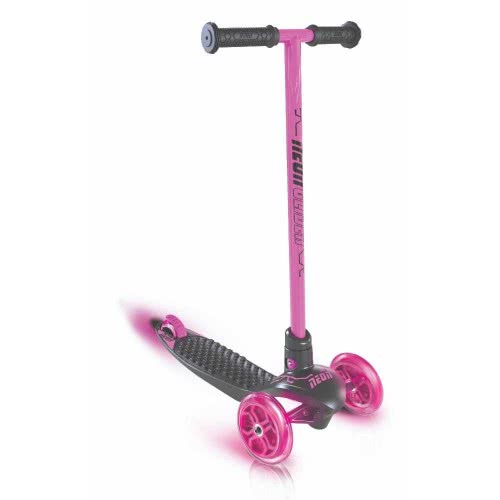 YVolution Scooter Three Wheeled Neon Glider Pink 53.100966 816661026828
