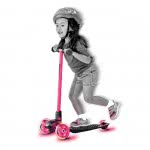 YVolution Scooter Three Wheeled Neon Glider Pink 53.100966 816661026828