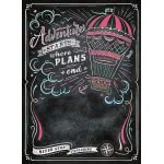 Clementoni Black Board Puzzle-Never Stop Exploring-1000 Pieces, Multicoloured, 39478 1260-39478 8005125394784