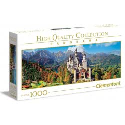 Clementoni Παζλ Panorama Quality Collection Κάστρο Neuschwanstein 1000 Τμχ 1220-39438 8005125394388