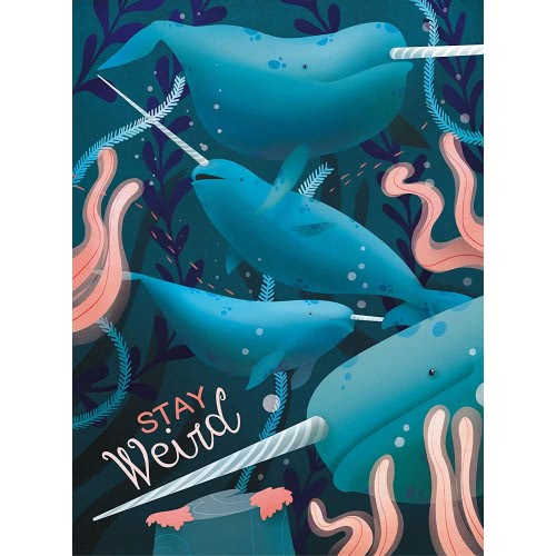Clementoni Puzzle Fantastic Animals Narwhal 500 Pcs 1260-35070 8005125350704