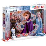 Clementoni Παιδικό Παζλ Color Glitter Frozen 104 Τμχ 1210-20162 8005125201624