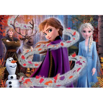 Clementoni Παιδικό Παζλ Color Glitter Frozen 104 Τμχ 1210-20162 8005125201624