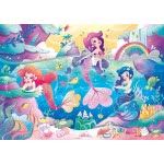 Clementoni Kids Puzzle Super Color Glitter Mermaids 104 Pcs 1210-20149 8005125201495