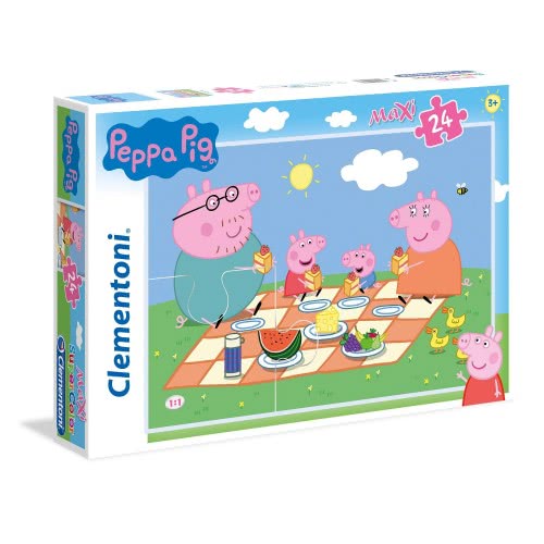 Clementoni Peppa Pig Maxi Puzzle, 24 Pieces 1200-24028 8005125240289