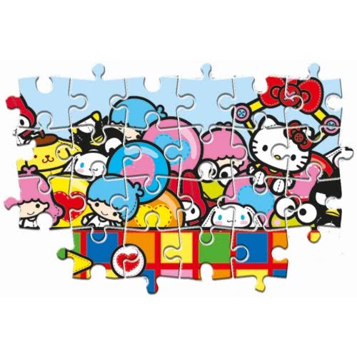 Clementoni Kids Puzzle Maxi Super Color Hello Kitty 24 Pcs 1200-24202 8005125242023