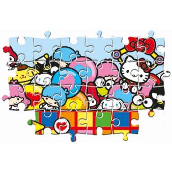 Clementoni Kids Puzzle Maxi Super Color Hello Kitty 24 Pcs 1200-24202 8005125242023